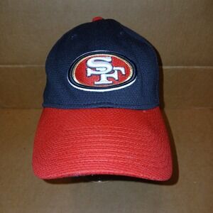 New Era 9FORTY NFL San Francisco 49ers Strapback Adjustable Black Red Hat Cap
